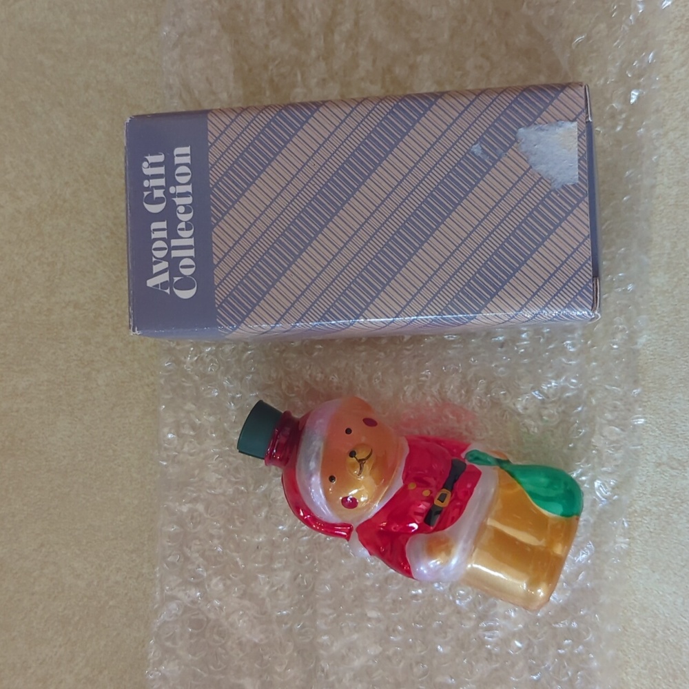 80s Avon Gift Collection Glass Light Cover Teddy Bear